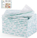 Cooyes Absorbent Refrigerator Liners, Non Slip Fridge Bin Liners and Mats Washable, Refrigerator Shelf Liner for Glass Shelves and Kitchen Cabinet Drawer, 12 Pack, 12" × 24" by Cooyes