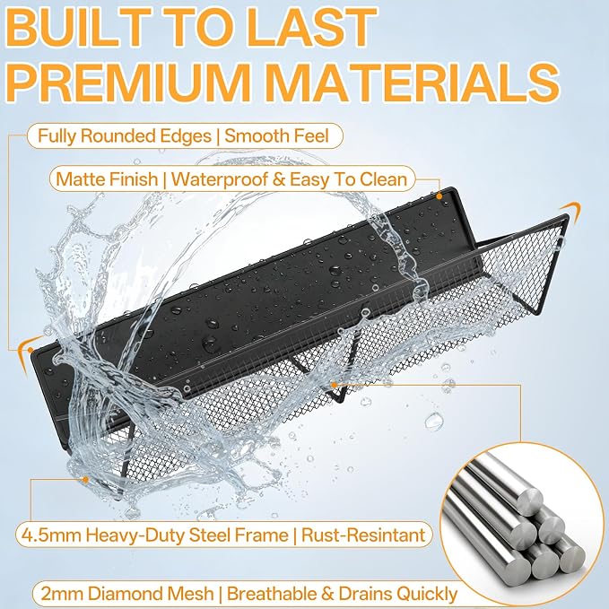 DTUQYX Magnetic Spice Rack 4-Pack for 32 Spices Jars, 14-16.5 inch Long Strong Magnetic Shelves, Space Saving Spice Organizer 45° Tilt for Refrigerator, No Drilling Home Kitchen Storage Shef - Image 4