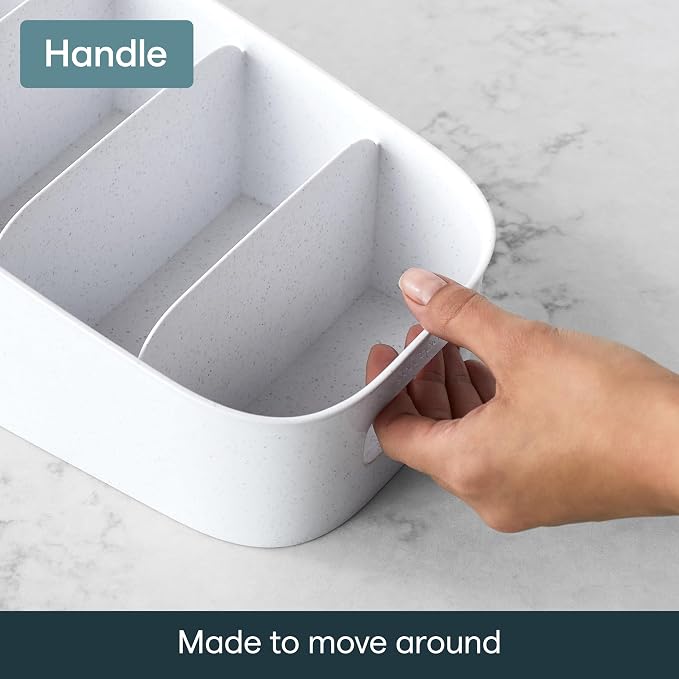 YouCopia ShelfBin Packet Organizer, 4-Tier Stairstep Raised Divided Bin, BPA-Free Storage Caddy for Kitchen Pantry and Cabinet Organization, Tea Bags, Medicine, and More - Image 4