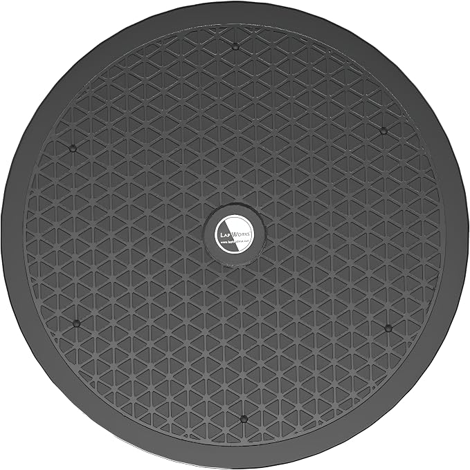 LapWorks 12-Inch Heavy-Duty Swivel Stand, Pack of 2 – 150lbs Capacity, Slim 0.8” Profile – Lazy Susan and Turntable for Monitors, Plants, Displays, and Crafts – Non-Slip Pad Included - Image 5