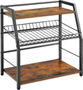 Kitchen Countertop Organizer, Snack Organizer Candy Display Stand Coffee Station Organizer, 3 Tier Wooden Counter Storage for Soda Cans Condiment Tea, for Pantry Office Bathroom, Black by Unknown