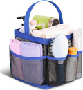 EUDELE Mesh Shower Caddy Portable for College Dorm Room Essentials,Shower Caddy Dorm with 9-Pocket Large Capacity for Beach,Swimming,Gym,Travel essentials, Blue by EUDELE