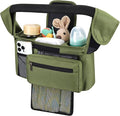 Accmor Universal Stroller Organizer with Insulated Cup Holder Detachable Phone Bag and Shoulder Strap,Stroller Bag Caddy Organizer for Uppababy, Baby Jogger, Britax Strollers by Accmor
