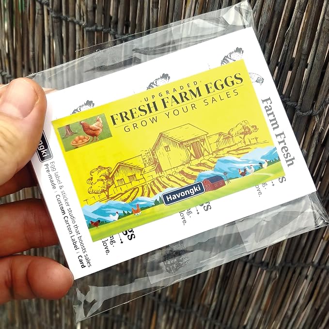 120 Chicken Egg Carton Labels Stickers | Please Return Egg Carton | White | Farm Fresh Eggs | 4 6 12 15 18 30 48 50 Count - Basket Box Container Extra Organizer Farm Supplies, 66mm x 26mm - Image 5