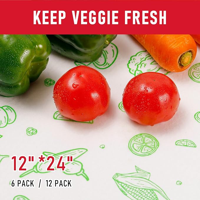 Cooyes Refrigerator Liners 17.7" x 24", Absorbent Strong Grip Fridge Mats Washable, Fridge Shelf Paper for Kitchen Cabinets, Non-Adhesive Refrigerator bin Liners for Shelves - Image 6