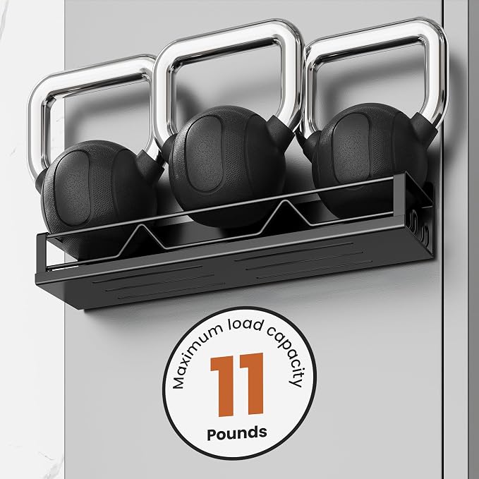 Mystozer 16.9 Inch Wide Large Capacity Magnetic Spice Rack for Refrigerator,4 Pack Metal Fridge Shelf Apartment Essentials Fridge Organizer Magnetic Storage Fridge Magnet Organizer(Black) - Image 4