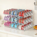 Cat Food Can Organizer, 3-Tier Adjustable | Modular, For Pantry & Fridge, Fits 3oz & 5oz Cans, Clear, Soup Cans Storage by Unknown