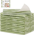 Cooyes Large Refrigerator Liners for Shelves, 12 Pack, 17.7" × 36", Fridge Drawer & Shelf Liners for Kitchen Cabinets Non-Adhesive, Breathable Cloth Material, Keep Produce Fresh Longer, Sage Green by Cooyes