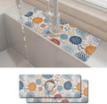 2PCS 15" X 5.5" Kitchen Sink Splash Guard Faucet Mat Mandala Super Absorbent Fast Drying Faucet Guard & Draining Mat Sink Splash Guard Behind Faucet for Kitchen, Bathroom by Unknown