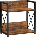 Giikin Kitchen Countertop Organizer, 2 Tier Spice Rack Organizer for Pantry, Kitchen Counter Shelf Wood Coffee Station Organizer (Brown, M) by Giikin