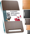 Ibyx Appliance Slider, Sliding Tray for Coffee Maker, 7.5x14.5 in, Brown | For Coffee Maker & Heavy Kitchen Appliances, Easy Slide, Made of Premium Bamboo, Space-Saving Kitchen Organizer 40lb Capacity by Ibyx