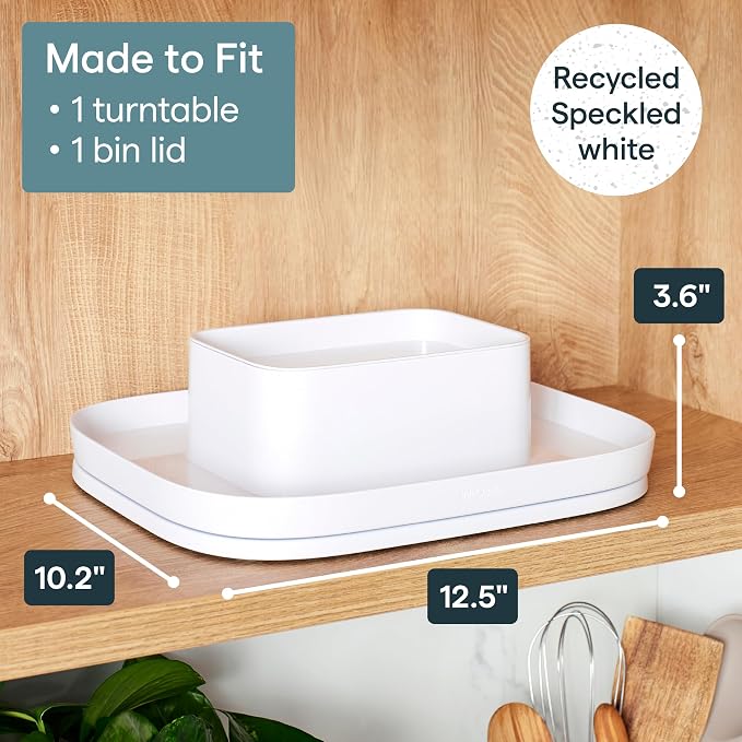 YouCopia MagicTrack Spice Turntable, 2-Tier Rectangle Lazy Susan Organizer (Pack of 6) - Image 6