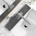 Stone Faucet Mat for Kitchen Sink - Quick Dry Diatomite Sink Splash Guard, Prevents Moisture Buildup & Water Stains, Water Absorbing Stone Tray for Bathroom Countertop (Dark Gray, 20" x 4") by MAGKOTA