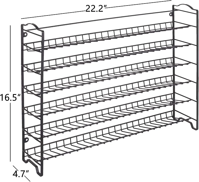 SWOMMOLY Spice Rack Organizer with 72 Spice Jars 4 oz, 396 Spice Labels | Chalk Marker, Funnel Set, Spice Organizer for Countertop, Pantry, Cabinet, Cupboard & Wall Mount, 22.2" W × 16.5" H, Black - Image 3