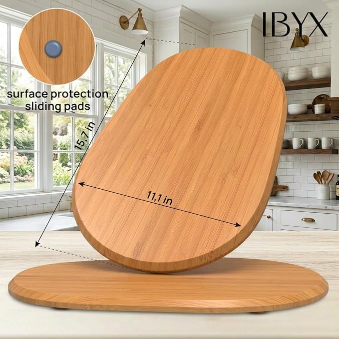 Ibyx Mixer Slider, Stand Mixer Sliding Mat, Natural, 5.5 Qt, Made in Canada | Compatible with KitchenAid, Smooth Glide Slider for Heavy Appliances, Scratch Free & Space-Saving Counter Solution - Image 4