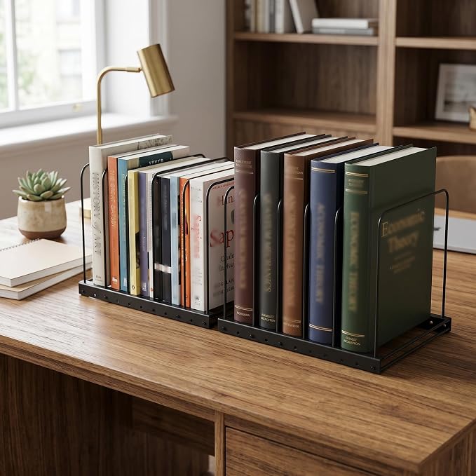 2 PC Cutting Board Organizer for Cabinet with 7 Adjustable Dividers | 7 adjustable dividers. Holds cutting boards, cookie sheets, baking trays and thin pans, Wire rack for cabinet or countertop - Image 9