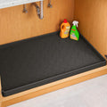 Jin&Bao Under Sink Mat 22" x 19" Waterproof Silicone Cabinet Kitchen Liner | Silicone kitchen cabinet protector, bathroom shelf liner, raised edge traps leaks, anti-slip, easy to clean & dishwasher safe by Jin%26Bao