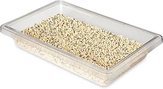 Rubbermaid Commercial Products Polycarbonate Food Storage Box/Tote, 2 Gallon, Clear, for Restaurant/Kitchen/Cafeteria - Image 4