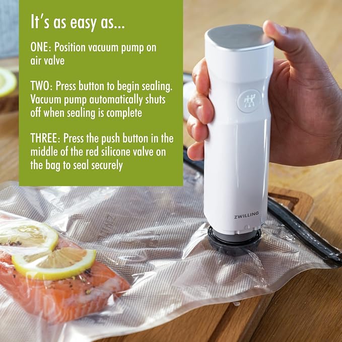 ZWILLING Fresh & Save 4-pc Vacuum Sealer Bag Starter Set - Image 4