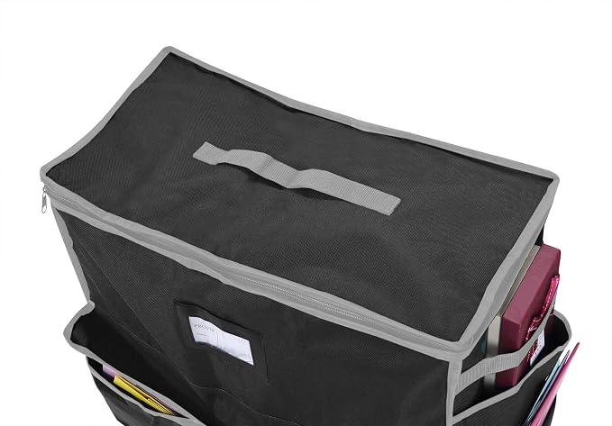 Unique Holiday Storage Organizer for Gift Bag and Wrapping Accessories (Black) - Image 5
