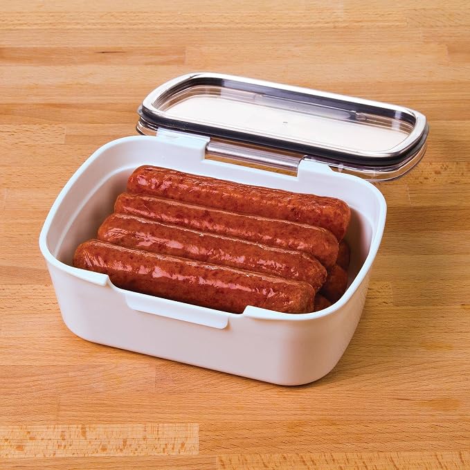 ProKeeper Mini Deli Food Storage Container, Airtight Seal, 5.75 Inches Long | Ideal for Deli Meats, Cheeses, and More, Dry-Erase Compatible Lid for Labeling, BPA-Free and Dishwasher Safe - Image 6