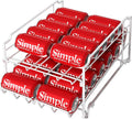 Simple Houseware Dual Row Front Loading Stackable Can Dispenser, White by SimpleHouseware