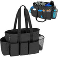 LoDrid Professional Cleaning Tote Caddy for Cleaning Supply, Black | Cleaning Bag Organizer with Dividers and Handle Strap for Housekeepers Work, Bag Only by LoDridDirect