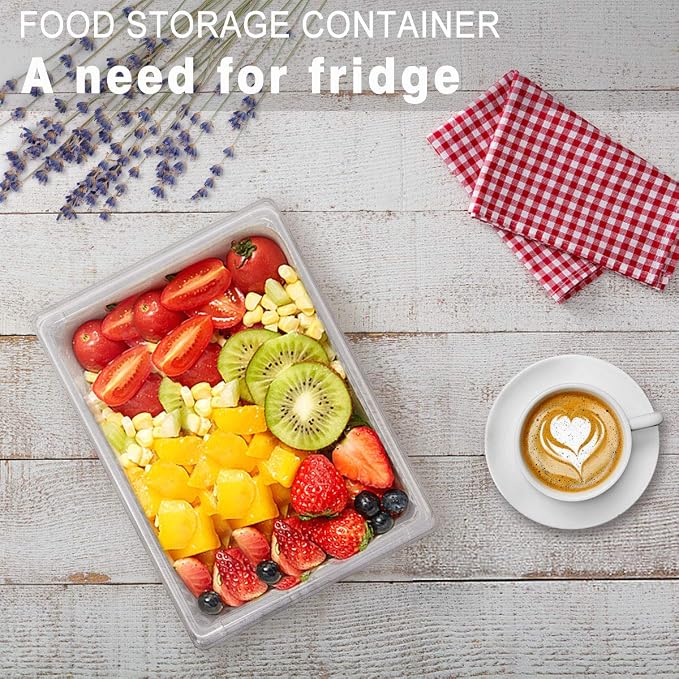 SILIVO Fridge Produce Saver Containers (3 Pack) - 2.5L Drain Tray Keeps Veggies, Fruits, Lettuce Fresh - Image 3