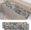 2PCS 24" X 5.5" Kitchen Sink Splash Guard Faucet Mat Mandala Super Absorbent Fast Drying Faucet Guard & Draining Mat Sink Splash Guard Behind Faucet for Kitchen, Bathroom by Unknown