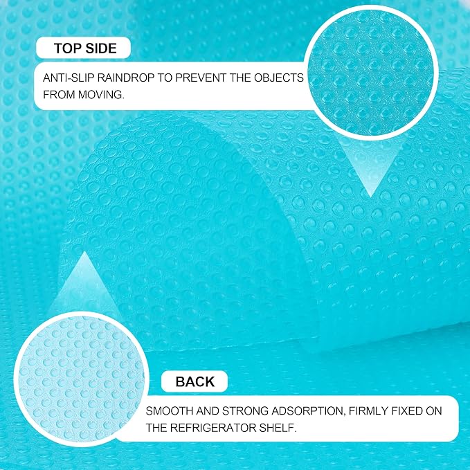 16 Pcs Refrigerator Liners Mats Washable, Refrigerator Mats Liner Waterproof Oilproof, Shinywear Fridge Liners for Shelves, Cover Pads for Freezer Glass Shelf Cupboard Cabinet Drawer (4 Color Mixed) - Image 6