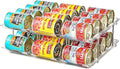 Can Organizer for Pantry, Stacking Can Storage Organizer Hold 36 Cans | Automatic Rolling Can Rack for Fridge, 3Tire 3 Columns Can Holder, Canned Goods Organizer by Amllas