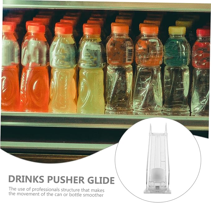 LABRIMP Fridge Drink Organizer Beverage Pusher Glide 14.37X2.95X2.51In Automatic Soda can Dispenser for Supermarket Shelves and Home Refrigerator - Image 7