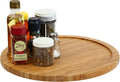 YBM Home Bamboo Wooden Non-Skid Spinner for Kitchen, Pantry, Fridge, Cupboards, or Counter Organizing, Fully Rotating Organizer by YBMHome