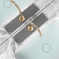 Premium Diatomite Stone Drying Mat for Kitchen Counter, Faucet Mat for Kitchen Sink, Sink Protector & Splash Guard, Quick-Dry Kitchen Sink Mat,Super Absorbent (Gray, 15.8"x4") by SUXLINA