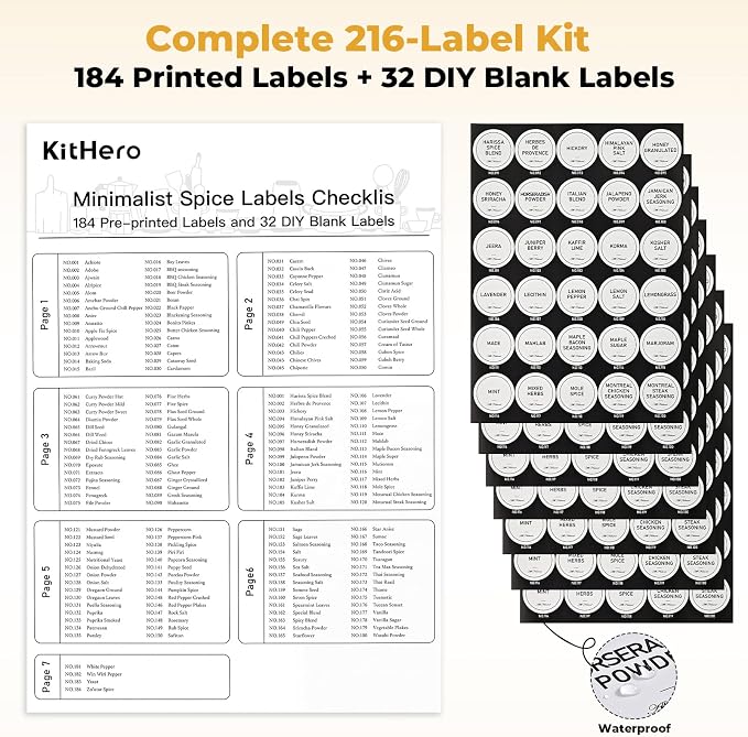 4-Tier Acrylic Spice Rack Organizer with 24 Glass Spice Jars and Wooden Lids, Clear Spice Shelf for Cabinet, Countertop, Pantry, Easy Assembly Seasoning Holder, Compact 11.6" W x 11.4" H - Image 7