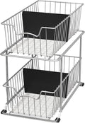 Simple Houseware 2 Tier Cabinet Wire Basket Drawer Organizer, Grey by SimpleHouseware