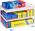 Cirhy Expandable Foil and Plastic Wrap Organizer, 3-Tier, 9.8-15.6 in | Adjustable Pantry Organizers and Storage, for Tin Foil, Ziplock Box & Saran Wrap, Cabinet or Countertop Organization by Cirhy