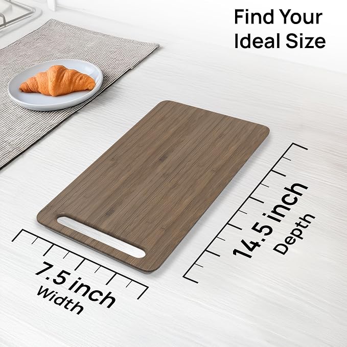 Ibyx Appliance Slider, Sliding Tray for Coffee Maker, 7.5x14.5 in, Brown | For Coffee Maker & Heavy Kitchen Appliances, Easy Slide, Made of Premium Bamboo, Space-Saving Kitchen Organizer 40lb Capacity - Image 3