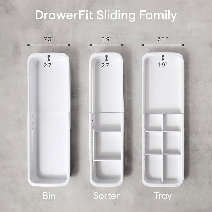 YouCopia DrawerFit Sliding Drawer Sorter, Adjustable Drawer Organizer - Image 8