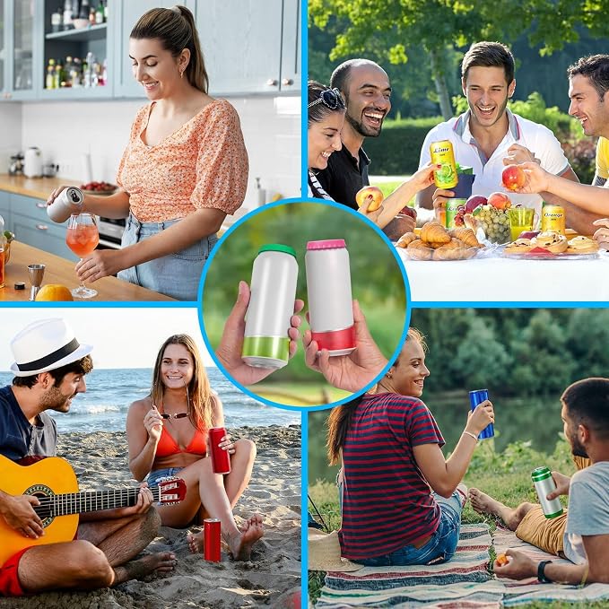 Silicone Soda Can Cover Lids, 12 Pack Reusable Soda Can Lids Beer Can Covers Pop Can Covers, BPA Free Silicone Can Cover, Stopper and Protector for Beer, Beverage, Juice, Fits Standard Cans - Image 6