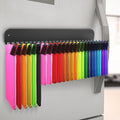 RESOVO Can Cooler Sleeves Holder Magnetic for Fridge, Beer Sleeves Dispenser Organizer for Storage w/ 25 Hooks, with Screws for Wall Mounted, for Holidays Wedding Party by RESOVO