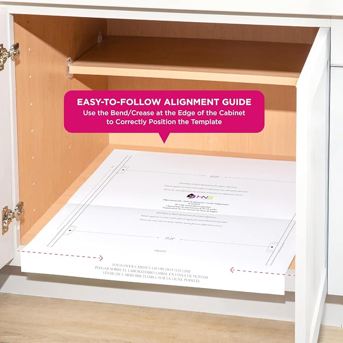 HOLDN’ STORAGE Pull Out Cabinet Organizer, Pantry Drawer, 26"W x 21"D x 5"H | Heavy-Duty Full-Extension, Roll Out Shelf for Pots, Pans & Under Sink Storage, Chrome, Require a 27.25"W Cabinet Opening - Image 8