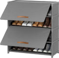 5 Tier Shoe Cabinet with Door, 20-Pair Storage, Grey | Ideal for Daily Family Use, Door Keeps Shoes Dust-Free, Stops Pets from Chewing, Simple Tool-Free Install by UNITSTAGE