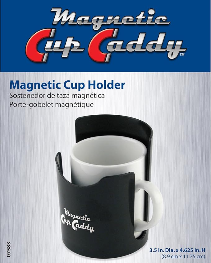 Master Magnetics Magnetic Cup Holder - Caddy for Bottles, Glasses, and Cans - Fits on Fridge, Lawnmower, Forklift, Cart, or Ladder - Heavy-Duty Magnet, (Pack of 6) - Image 2