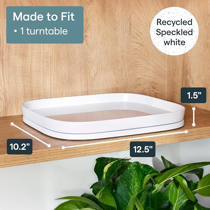 YouCopia MagicTrack Rectangle Turntable, Lazy Susan Max Cabinet Organizer (Pack of 6) - Image 5