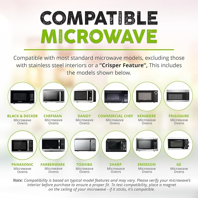 HOVER COVER Magnetic Microwave Splatter Cover - 10" Collapsible - Graphite | BPA-Free Lid, Vented Plate Guard with Steam Vents, Anti-Splash Microwave Lid, Dishwasher Safe, Space-Saving Magnetic Storage - Image 6