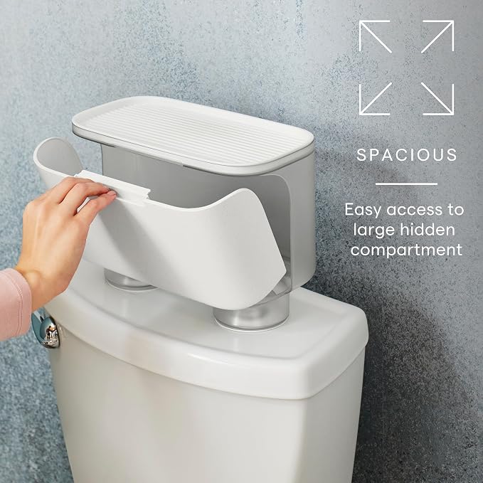 YouCopia HideAway Toilet Cabinet, Over Toilet Bathroom Storage Organizer - Image 4