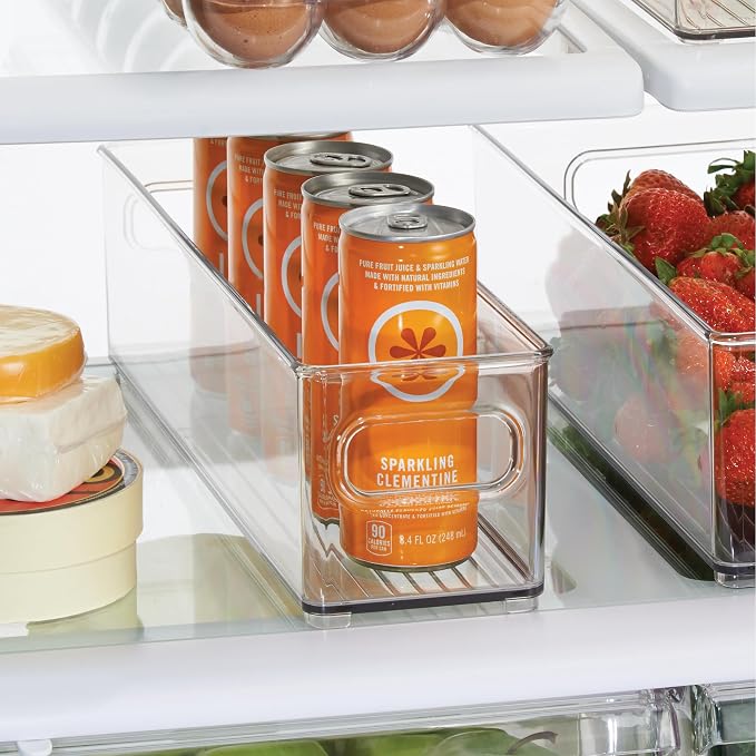 InterDesign Refrigerator and Freezer Storage Container – Deep Organizer Bin for Kitchen, Clear | Deep Organizer Bin, For Kitchen - Image 3
