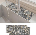 2PCS 15" X 5.5" Kitchen Sink Splash Guard Faucet Mat Mandala Super Absorbent Fast Drying Faucet Guard & Draining Mat Sink Splash Guard Behind Faucet for Kitchen, Bathroom by Unknown