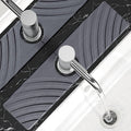 SpaceHacks Stone Faucet Mat for Kitchen Sink 15.7x4 in, Dark Gray | Fast Drying Diatomite Stone Drying Mat, Water Splash Guard, Textured Drainage Sink Protector, Suits Bathroom&Kitchen Counter by SpaceHacks